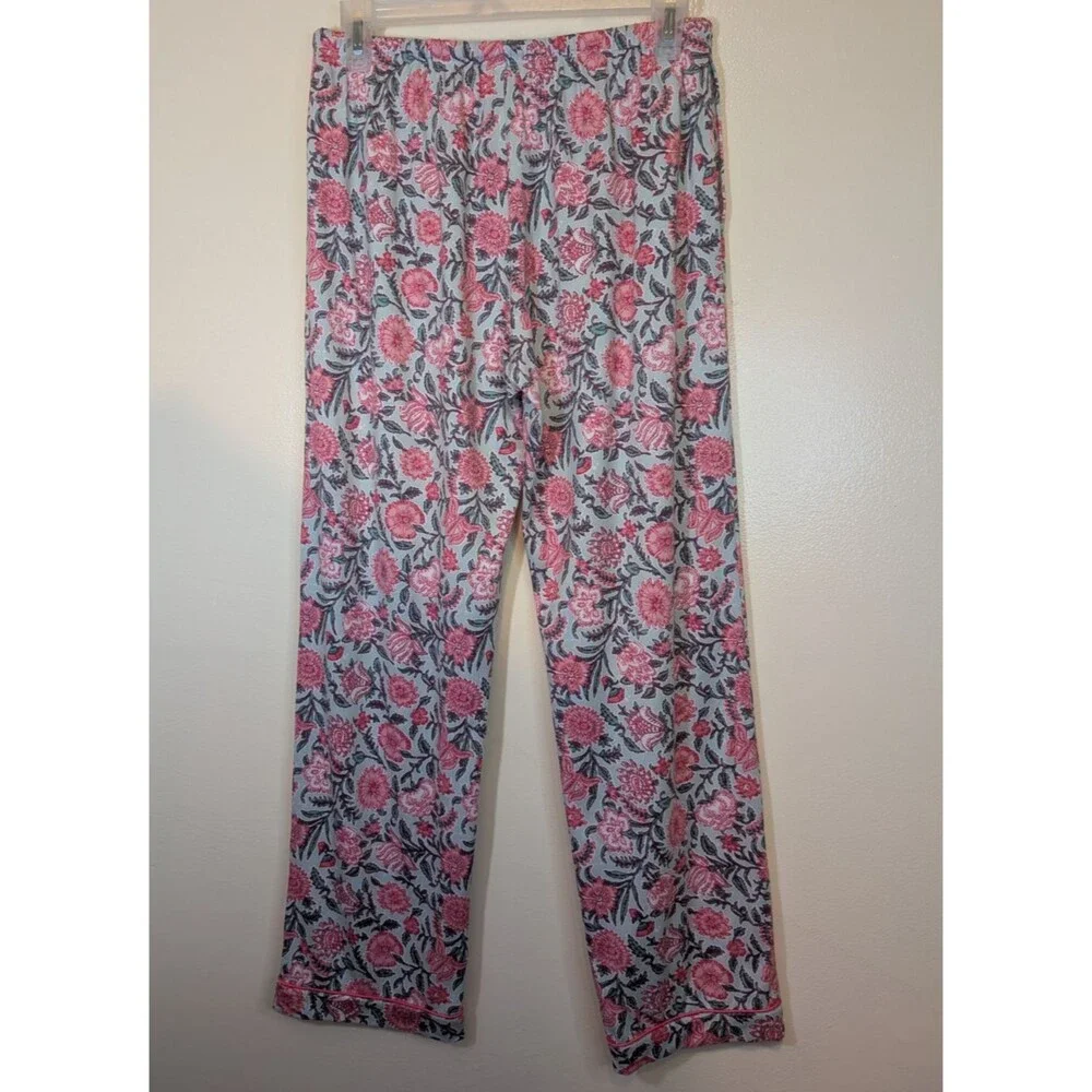 Flora Nikrooz Pajama Set Floral Pockets Comfy Lounge Wear Size Small